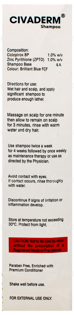 Civaderm Shampoo 100Ml